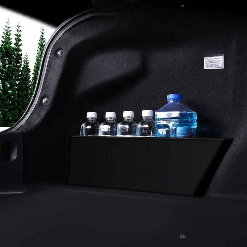 HENGYUESHANG Car Rear Trunk Organizer Side Divider Board Sticker Fits For BMW X5 G05 2019 2020 2021 2022 2023 2024 Accessories Only For Right Side