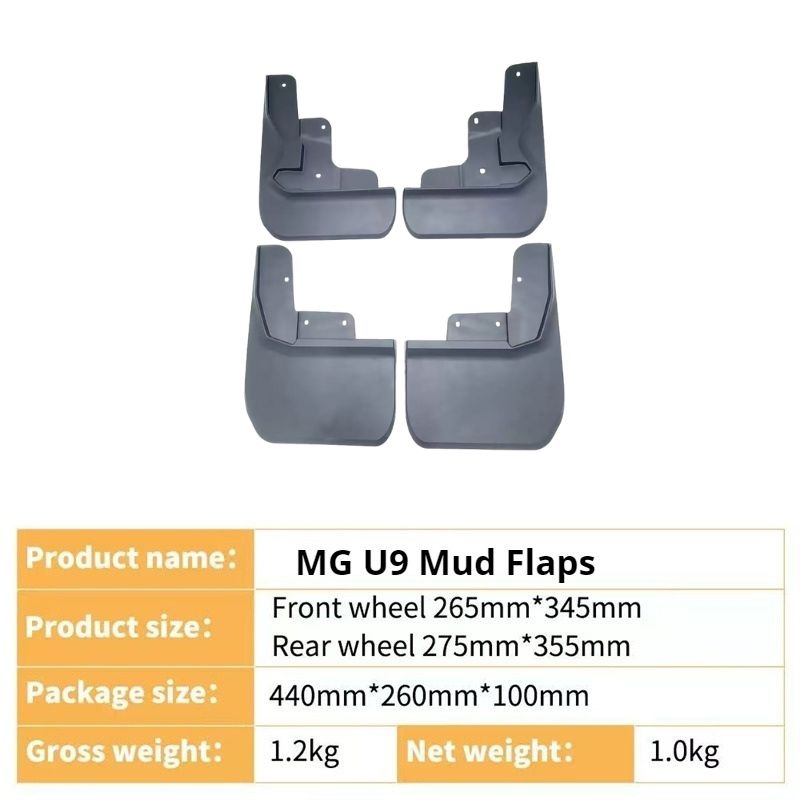 Mud Flaps for MG U9