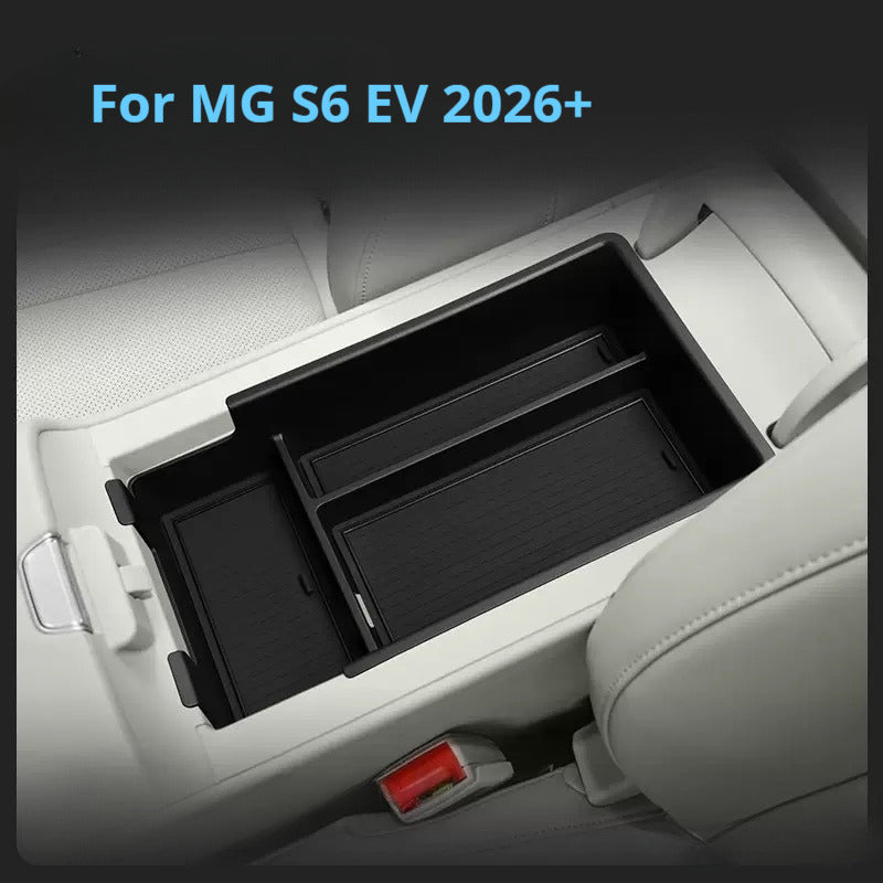 Center Console Organizer Tray and Lower Storage Box for MG S6