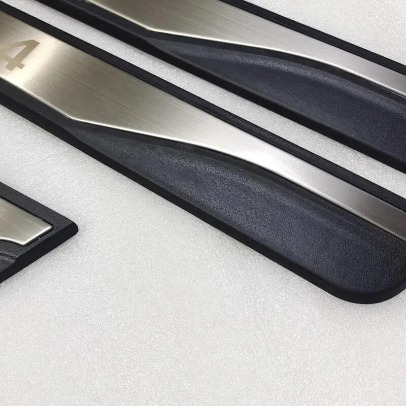 SUNQIQI Car Door Sill Protector For MG4 EV 2022-2025,Carbon Fiber Texture Threshold Sticker,Decoration Door Entry Guard Sill Protector Trim,Door Accessories