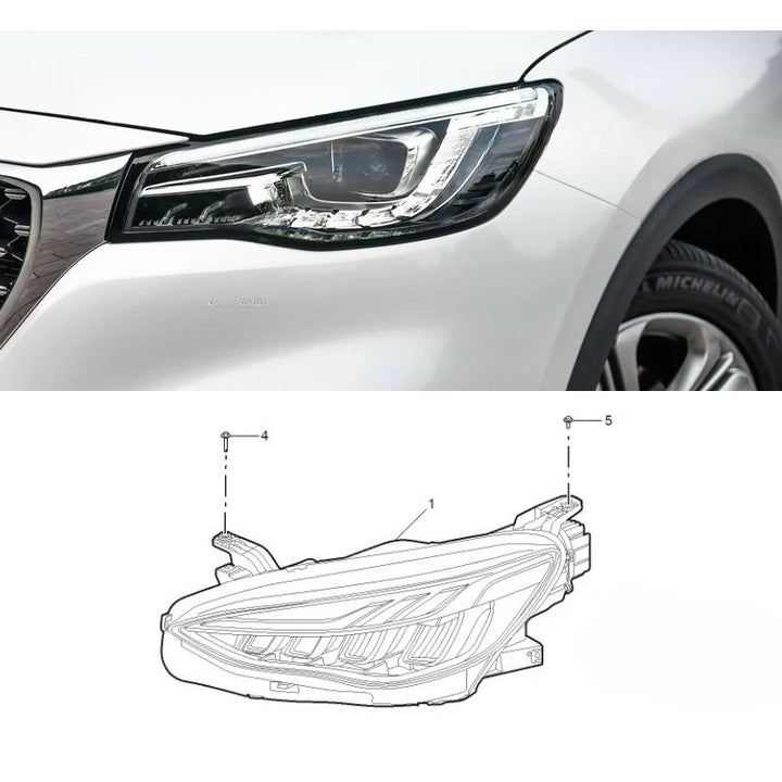 Mg Hs Rear Reverse Light MG HS Parts – mgtitan