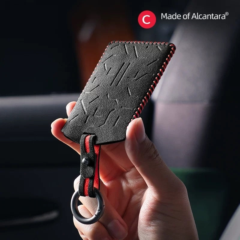 Suede Car Key Card Case Cover for MG IM6/IM5 – mgtitan