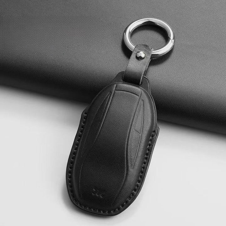 Luxury Leather Car Key Case Cover for MG IM6/IM5