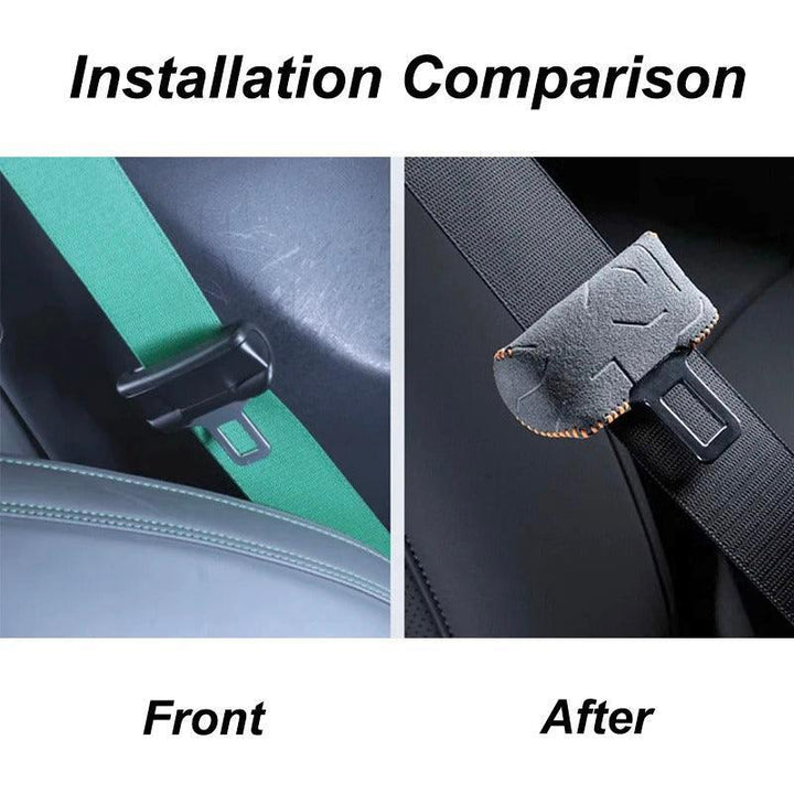 Alcantara Seat Belt Lock Mount Protective Cover