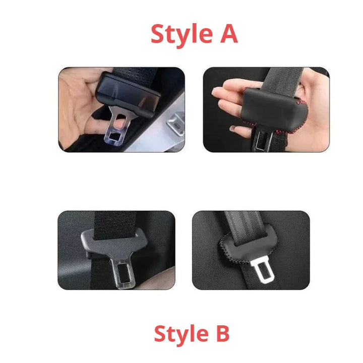 Alcantara Seat Belt Lock Mount Protective Cover